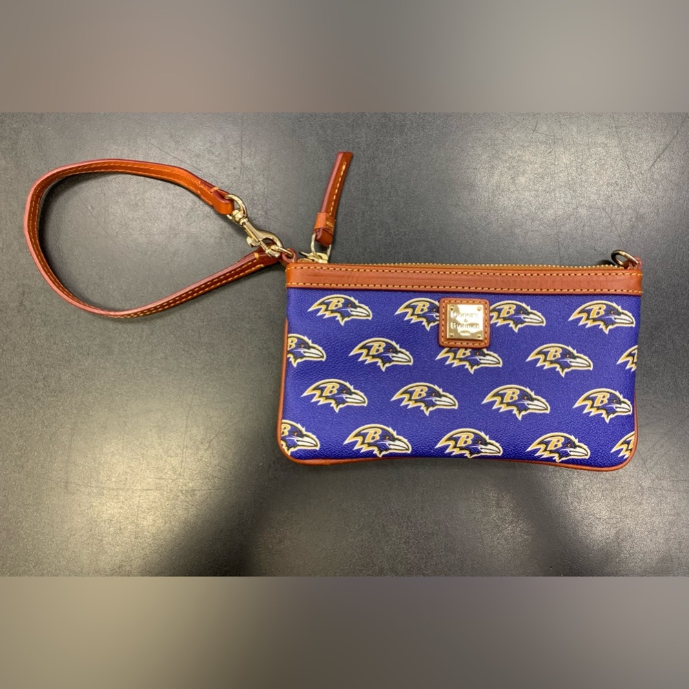 Dooney & Burke Baltimore Raven's clutch